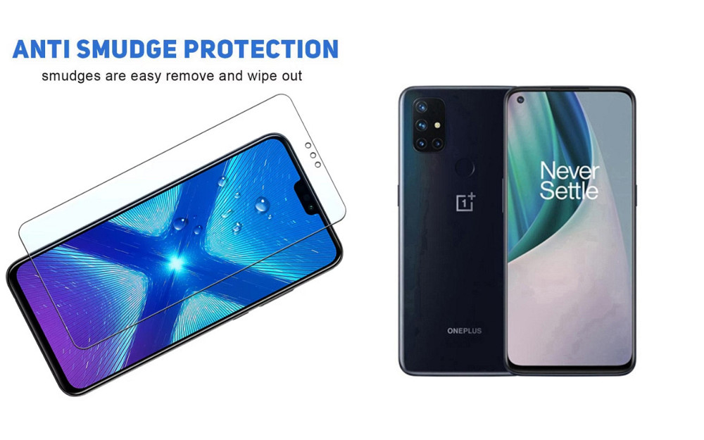 Защитное стекло NeoGlass для OnePlus Nord N10 – ультрапрозрачное и устойчивое Киев - изображение 3