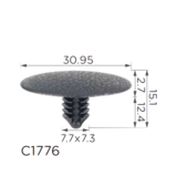 Крепление обшивки Ford — W708633S300, W708633-S300, 10079, ClipsS 1776 Ковель