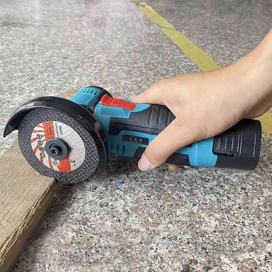 Акумуляторна болгарка, акумулятор 12V, диск 75мм / Міні болгарка / Компактна болгарка Київ