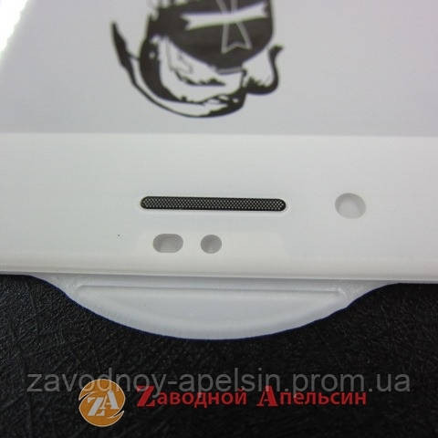 Захисне скло iPhone 7 8 Plus 5D Glass white Одеса - фото 2