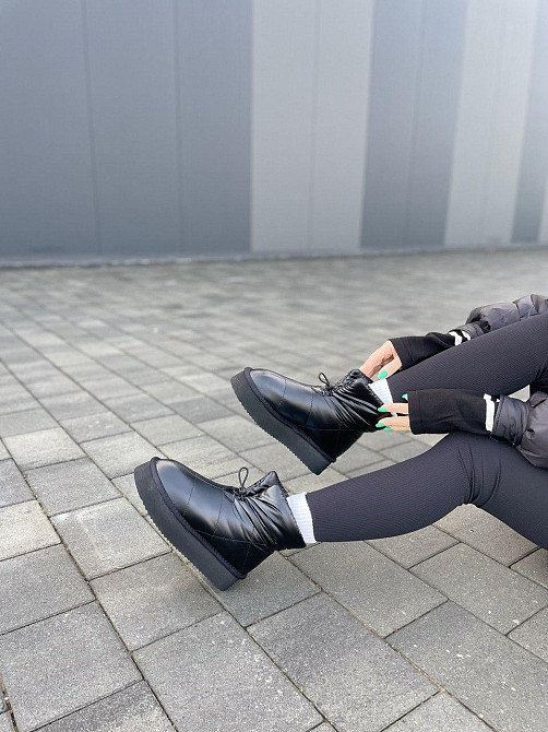 ITTS Угги жіночі ITTS чорні плащівка зимові 37-41 (5889-20-8) Коломия - фото 6