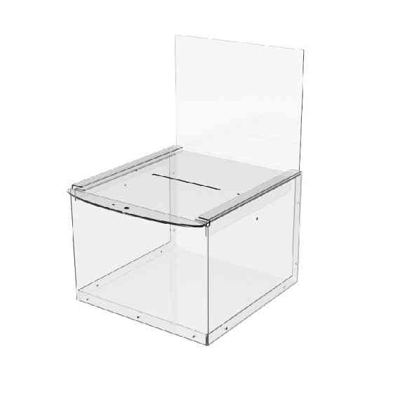 Скринька для пожертвувань EKOSTAR із замком 200х200х150/300 Київ