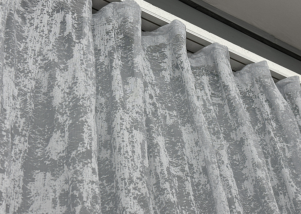 Тюль жаккард, коллекция «Мрамор Al-1», цвет серый 1664т Киев - изображение 5