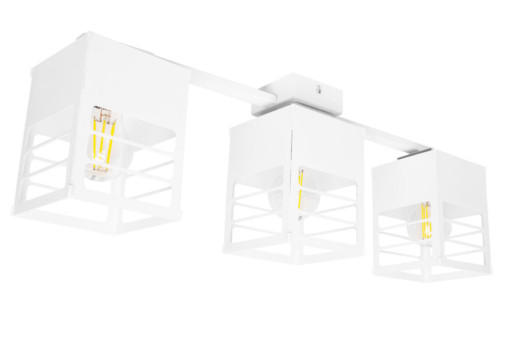 Люстра лофт біла 3 лампи Е27 Urban NL 2310-3 WH Київ - фото 1