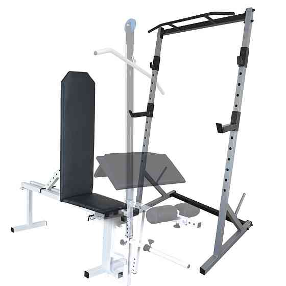 Лавка регульована 40 на 40 мм + Стійки з турником 50 на 50 мм Київ