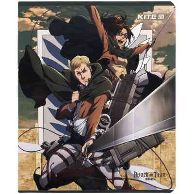 Тетрадь Kite Attack on Titan, 24 листа, клетка (AT24-238) Винница
