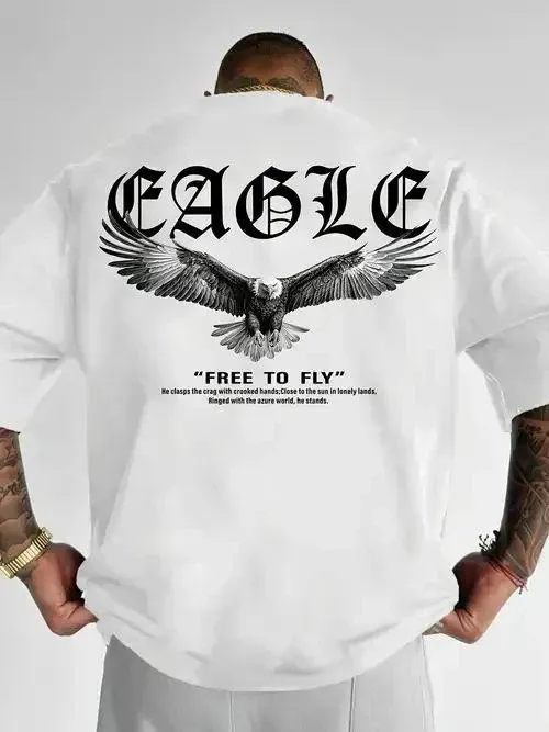 Футболка мужская с принтом  48 Белая 2664093745 Днепр - изображение 1