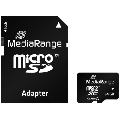 Карта пам'яті Mediarange 64GB microSD class 10 (MR955) Вінниця - фото 1