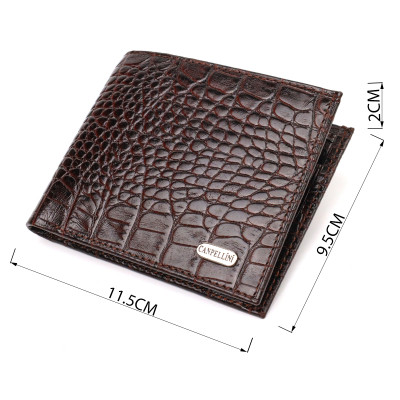 Портмоне Canpellini Из натуральной кожи Коричневое (21777) Винница - изображение 3