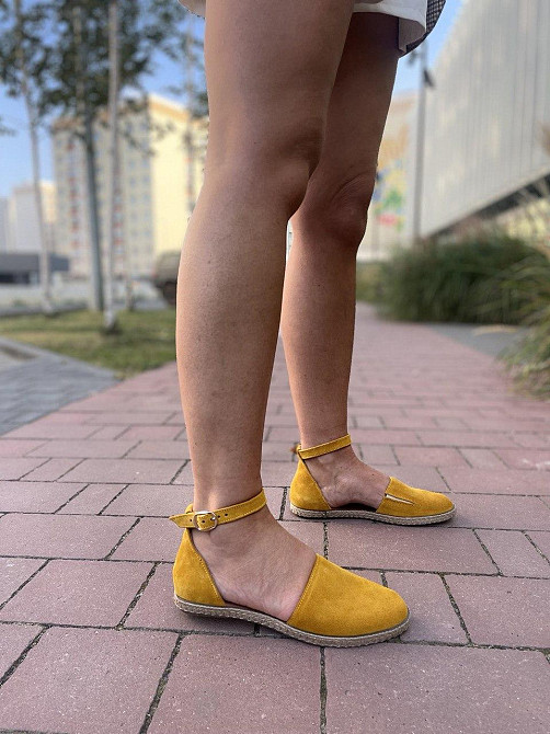 M.KRAFT Босоніжки жіночі M.KRAFT 0596 жовтий (літо, замша натуральна) (3625) 36р.37р.38р. Коломыя - изображение 2