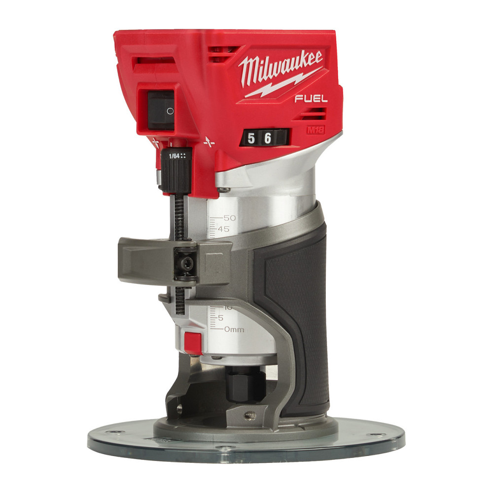 Фрезер кромкувальний акумулятрний MILWAUKEE, M18 FTR8-0X, цанга 6/8мм (насадки для відалення пилу 2шт, накладка 146мм, цанга 1х6 Одеса - фото 10