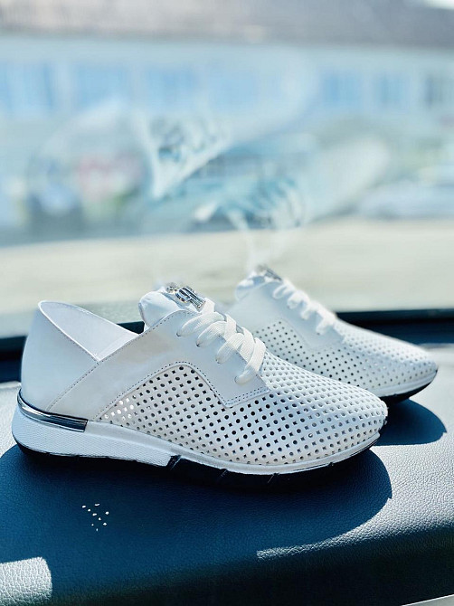 VLADEKS Кросівки жіночі VLADEKS 1086 білі (весна-літо, шкіра натуральна) (4070) Коломыя - изображение 6