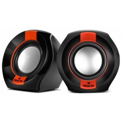 Акустична система REAL-EL S-50 black-red Вінниця - фото 1