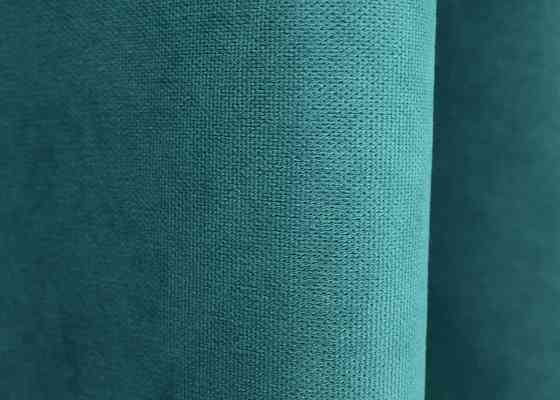 Комплект коротких штор VR-Textil Микровелюр Petek № 1492ш Бирюзовый 130х170 см 2 шт (35-0214) Киев