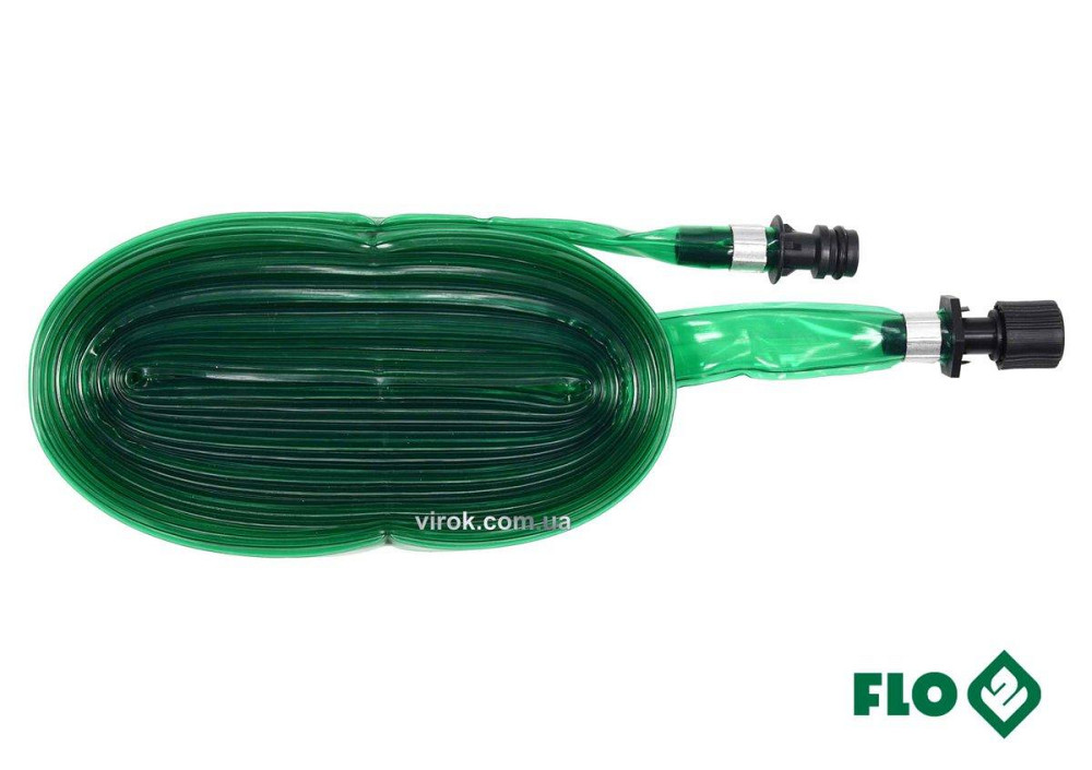 Шланг плоский з отворами для зрошування FLO: l=7.5м, Ø=16 мм, ПВХ, з швидкосполуч. наконечниками[32] Одеса - фото 1