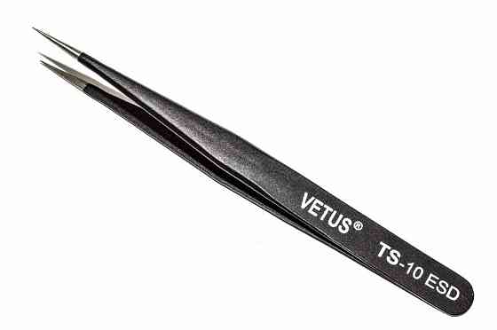 Пінцет VETUS ESD-10 антистатичний, немагнітний Полтава