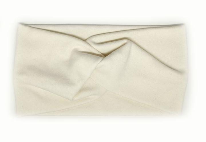 Повязка на голову женская молочного цвета Киев - изображение 1