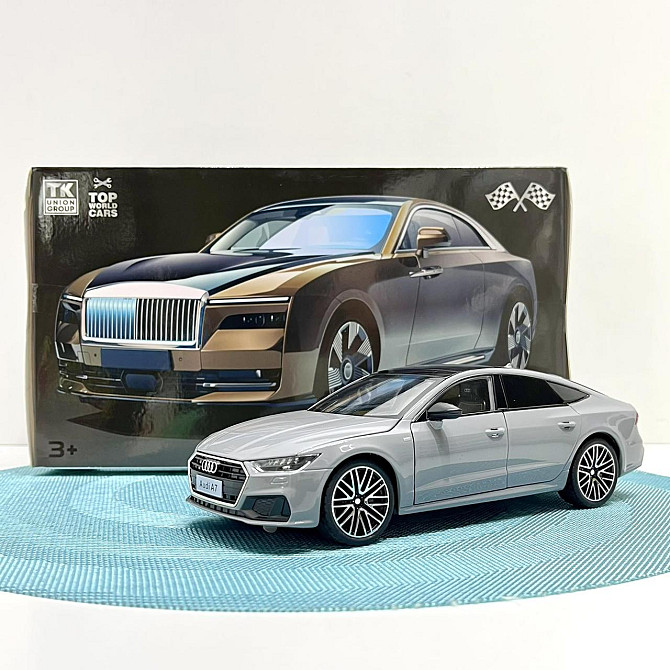 Машинка Audi А7 Авто Експерт металопластик 1:24 звук світло інерція Сіра (1904-17) Чернігів - фото 5