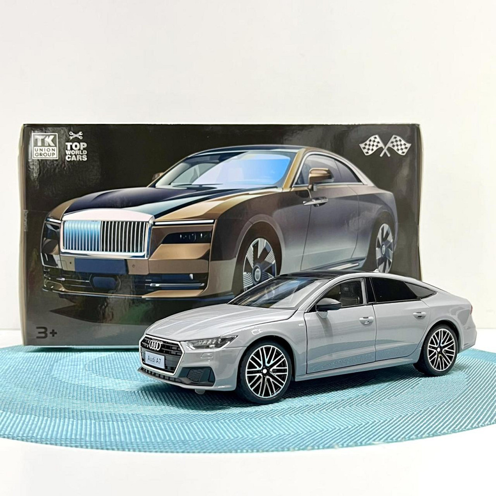 Машинка Audi А7 Авто Експерт металопластик 1:24 звук світло інерція Сіра (1904-17) Чернигов - изображение 5
