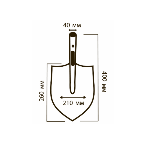 Лопата штикова 