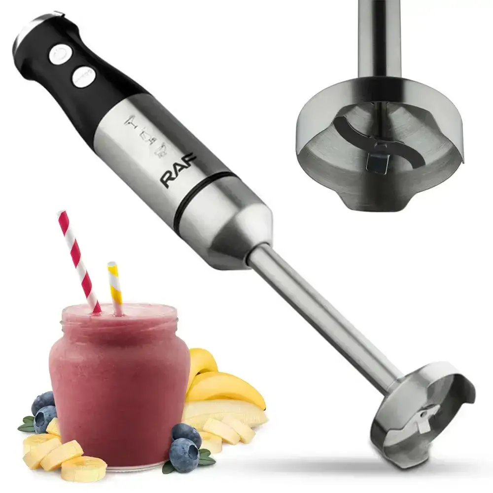 Блендер кухонний ручний заглибний 5 швидкостей потужний RAF 1600 Вт Одеса - фото 1