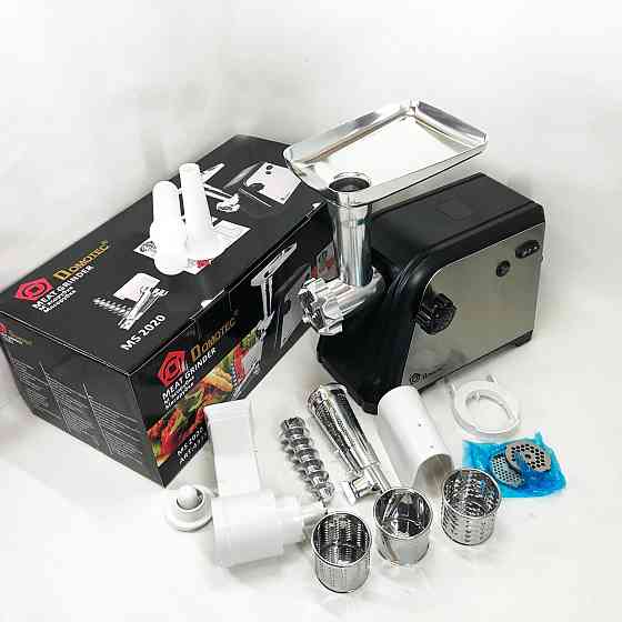 Електрична м'ясорубка з овочерізкою, Електром'ясорубка з реверсом і насадкою для ковбаси NY-85 Івано-Франківськ