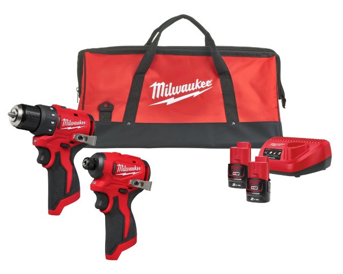 Набор из 2-х инструментов бесщеточных аккумуляторных M12 BLPP2D-202B (Компактная бесщеточная дрель BLDDRC, Компактная бесщеточная удар Одесса - изображение 2