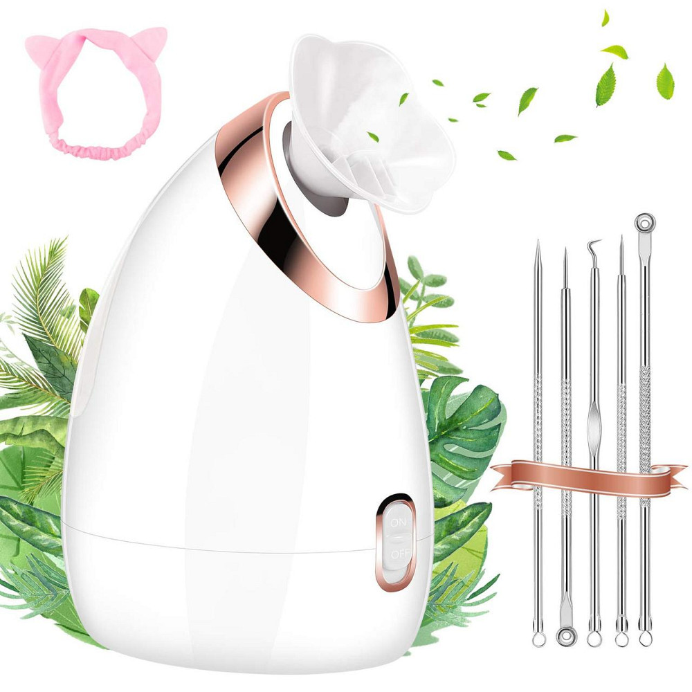 Паровой очиститель для лица Aiemok, глубокая очистка кожи, нано-ионный увлажнитель, паровая сауна для лица Киев - изображение 1