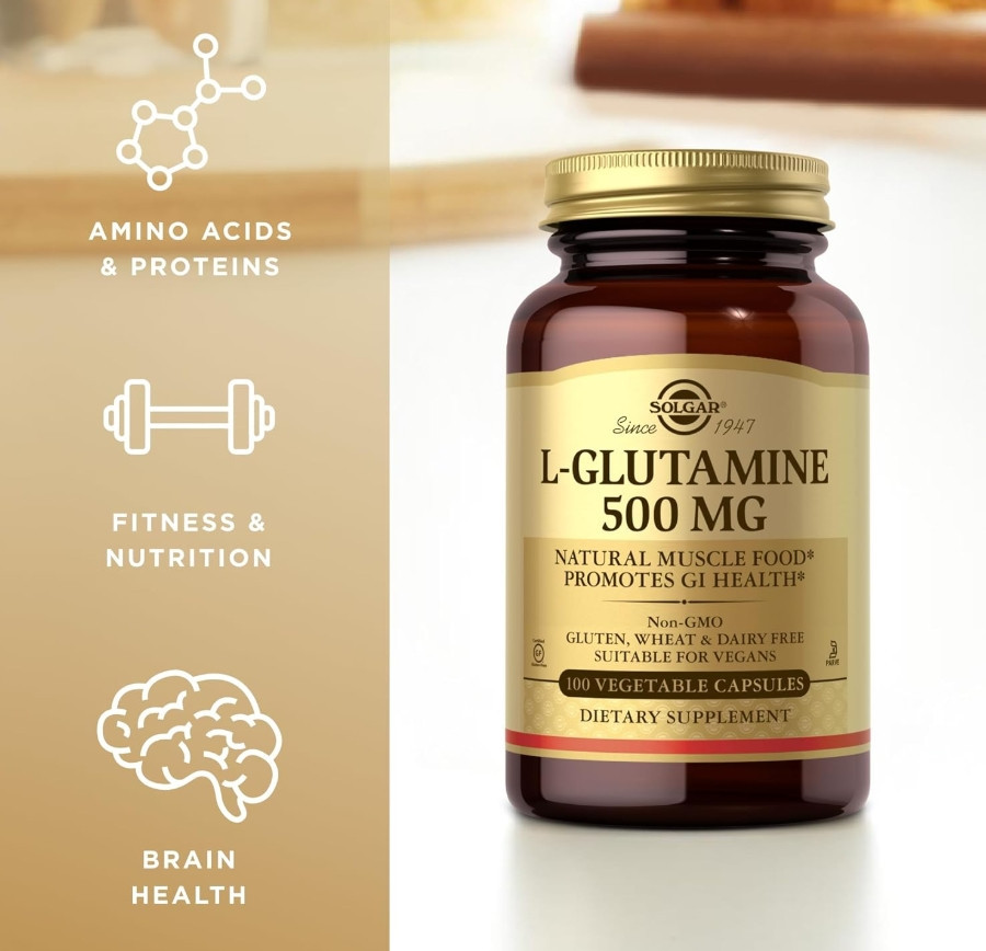L-глутамін Solgar L-Glutamine 500 мг 100 капс Київ - фото 2
