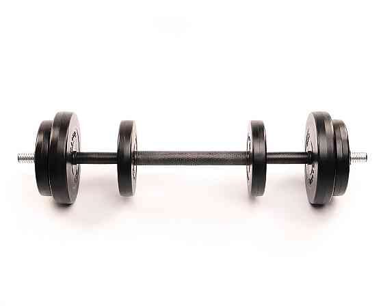 Гантелі Elitum 2х21 кг з подовжувачем грифа для штанги, набірні, для дому та зали Київ