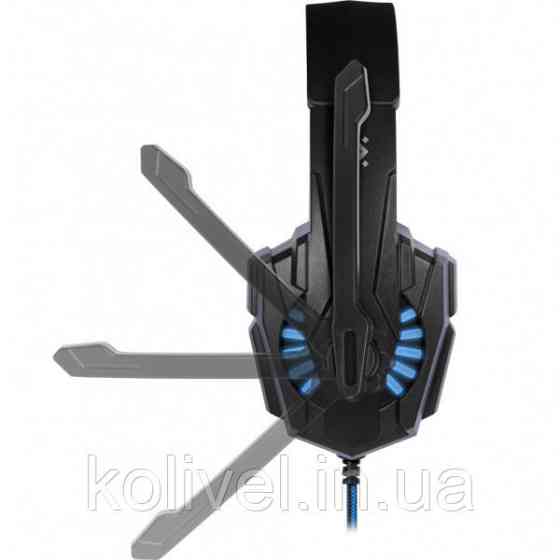 Ігрова гарнітура Defender Warhead G-390 LED чорно-синя, кабель 1,8 м (64039) Киев