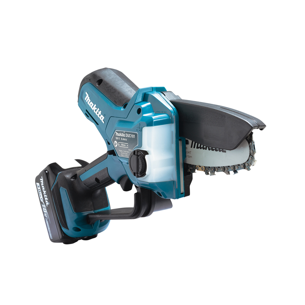 Професійна акумуляторна ланцюгова пила Makita DUC101SF : з АКБ 18V 3.0 Ah, шина 100 мм Київ - фото 4