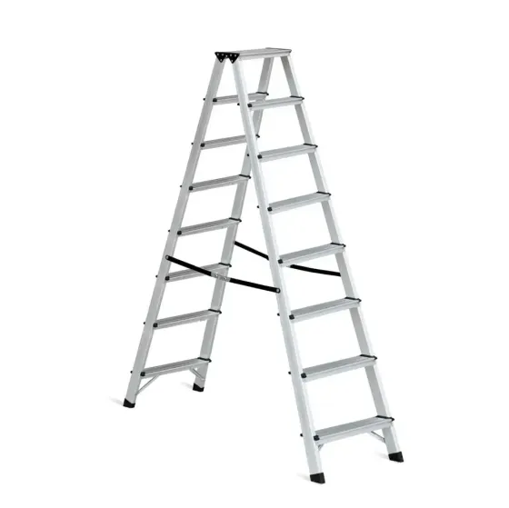 Лестница стремянка двухсторонняя Procraft PLA2.2.1680 2×8 ступеней алюминиевая Львов
