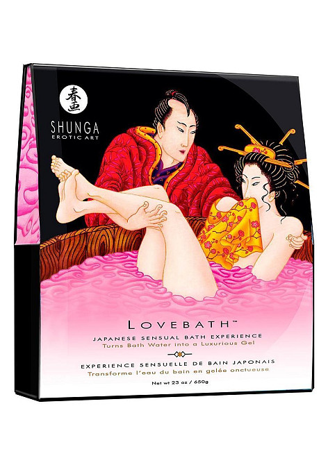 Гель для ванны Shunga LOVEBATH – Dragon Fruit 575 г, делает воду ароматным желе со SPA-эффектом Sex Aura Киев - изображение 1