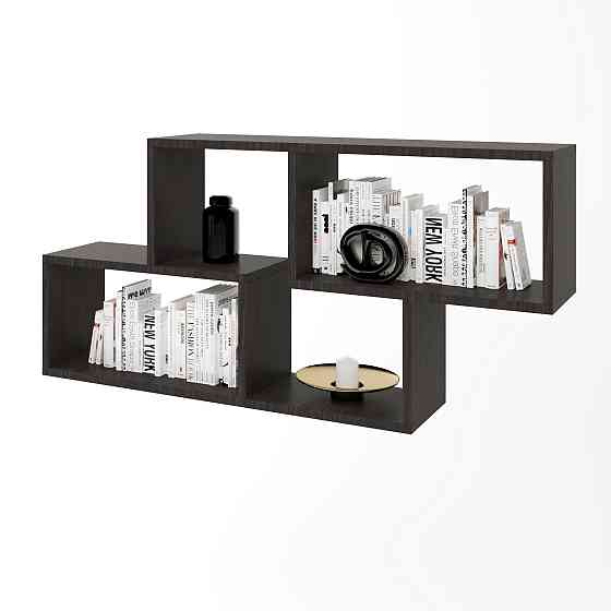 Полка навесная Эверест ПН-4 венге темный (DTM-2223) Львов