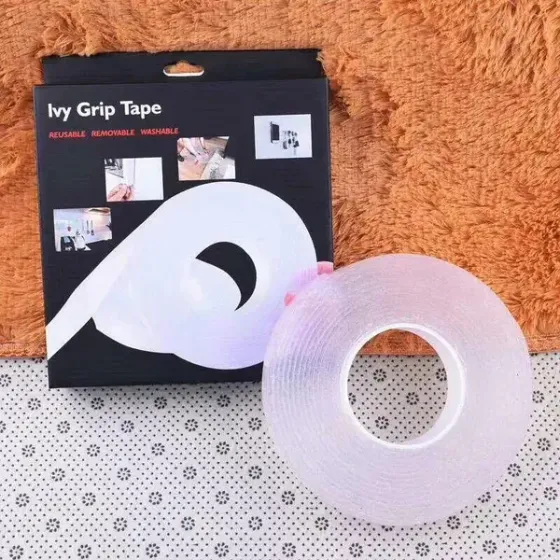 Багаторазова стрічка кріплення Ivy Grip Tape 5м для кріплення поличок, картин, зекрал арт.6675 Київ