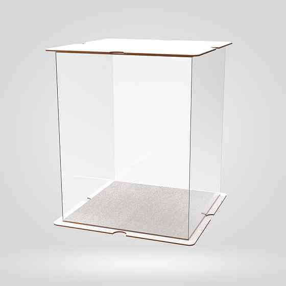 Коробка для тортів, квітів та подарунків EKOSTAR 230х230х300 Київ