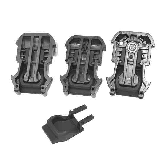 Кліпса пряжка для екшн камери набір з силіконовим замком AC Prof BK-4 Київ