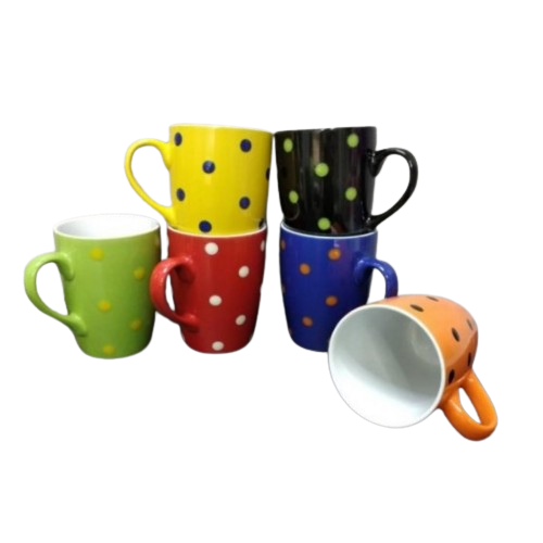 Чашка Горох 340мл KW 137 (мікс) Interos Житомир