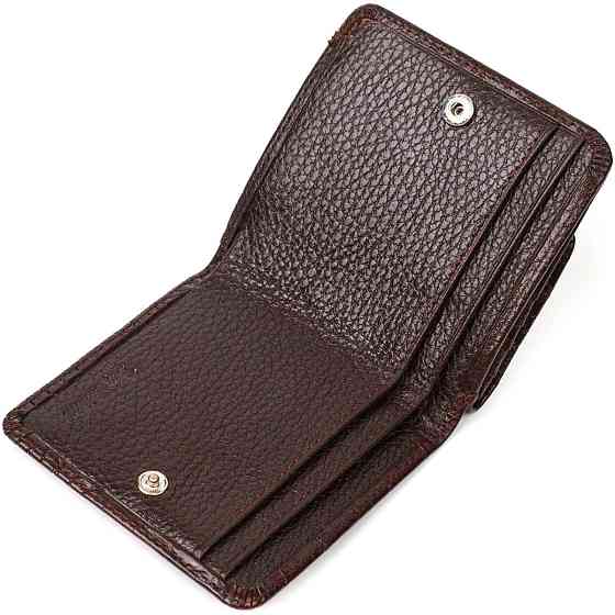 Портмоне из натуральной кожи с тиснением под крокодила Tony Bellucci 22022 Коричневый Киев