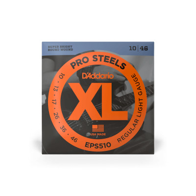 Струни для гітари D'Addario XL ProSteels Regular Light (10-46) (EPS510) Вінниця - фото 1