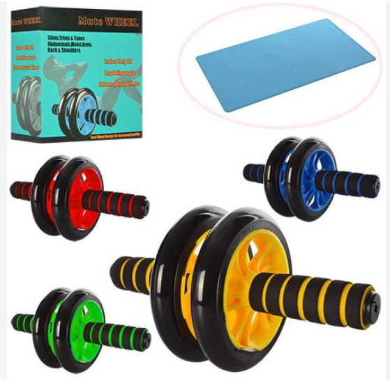 Тренажер колесо для преса PROFI червоний Бровари - фото 1