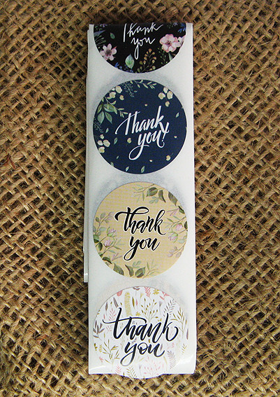 Стикеры для упаковки Thank you 100 шт Киев - изображение 1