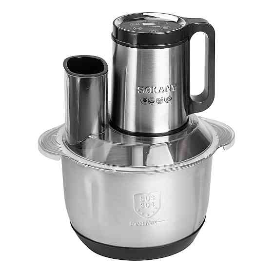 Sokany Чопер подрібнювач кухонний електричний 800 Вт з чашею на 3,5 літра м'ясорубка Sokany SK- Коломия