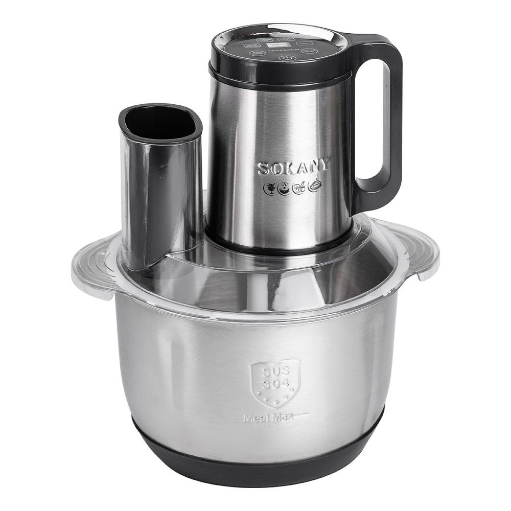 Sokany Чопер подрібнювач кухонний електричний 800 Вт з чашею на 3,5 літра м'ясорубка Sokany SK- Коломия - фото 2