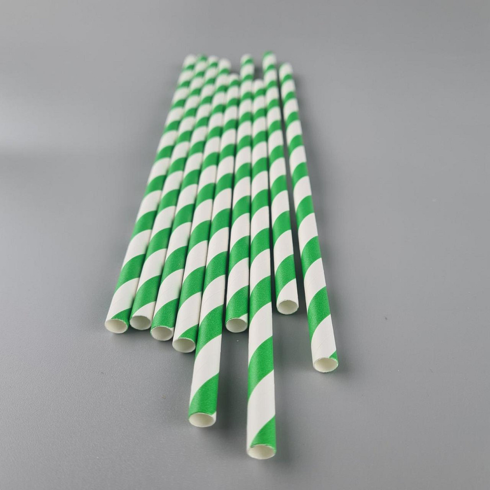 Соломка трубочка бумажная Ø 5 мм 20 см 