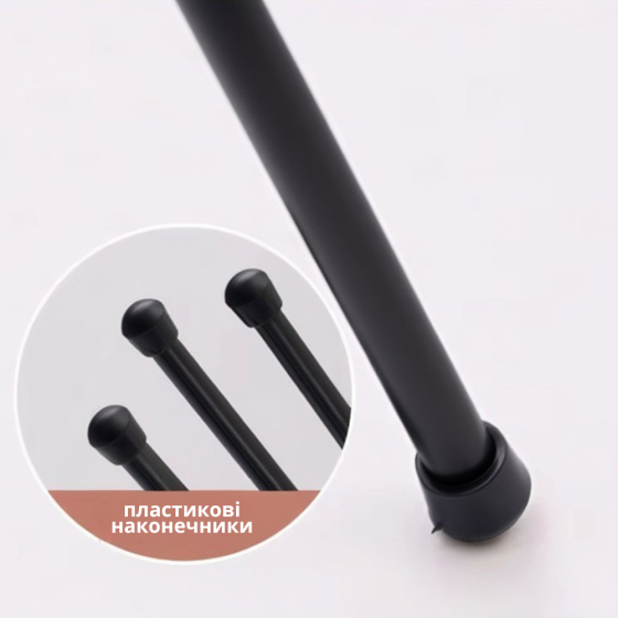 Мольберт для картин і малювання штатив-тринога, металевий, розбірний на 5 секцій, розмір 160х120 см,чорний Кам'янець-Подільський