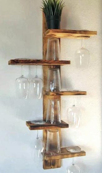 Полиця для келихів "Ловенія" трюфель Миколаїв - фото 1