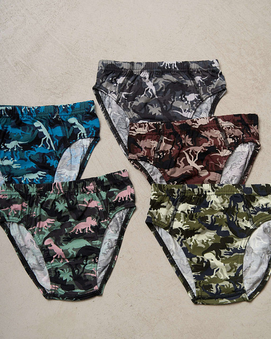 Подростковые трусы на мальчика - Динозавры (5шт в уп) Nicoletta 41717 8-9 Киев - изображение 6