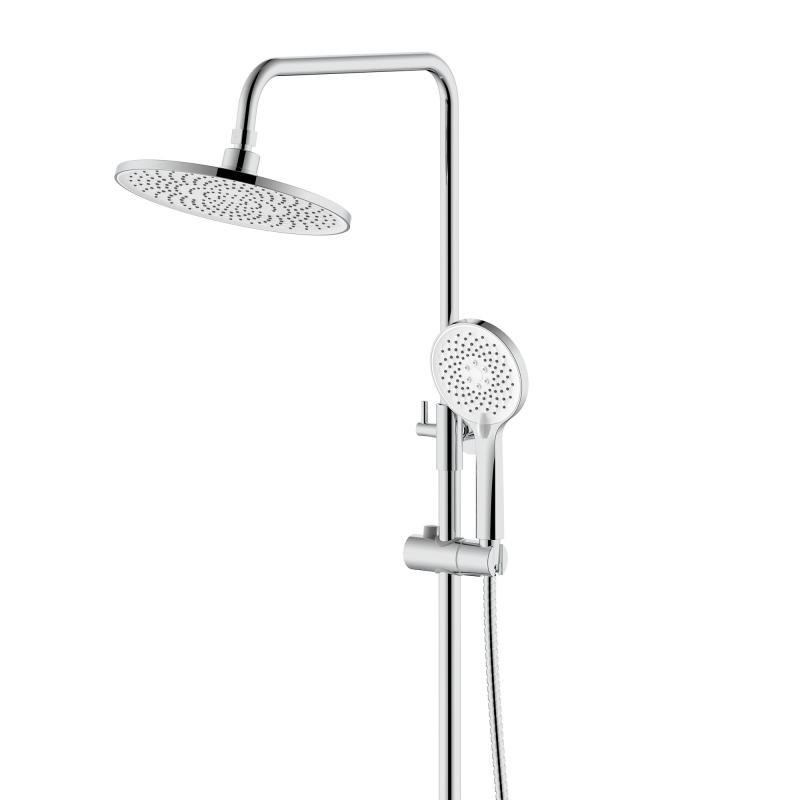 Душевая система с изливом Qtap Taurus на три потребителя QTTAU111CRM45665 Chrome Киев - изображение 4